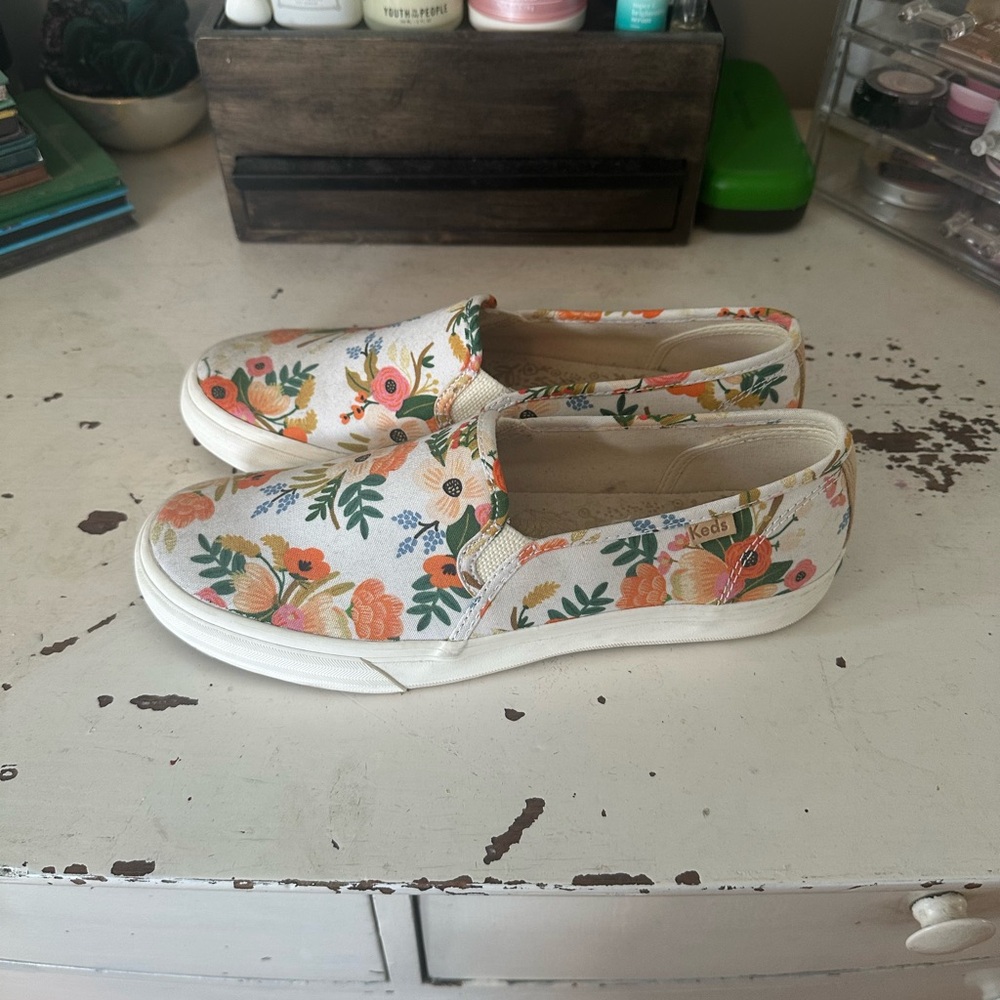 Ked’s x Rifle Paper Floral Slip-On Canvas Shoes - Picture 2 of 4
